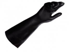 Rękawice ochronne z mankietem, neoprenowe, para, rozmiar 10, czarne, MAPA Technic 450
